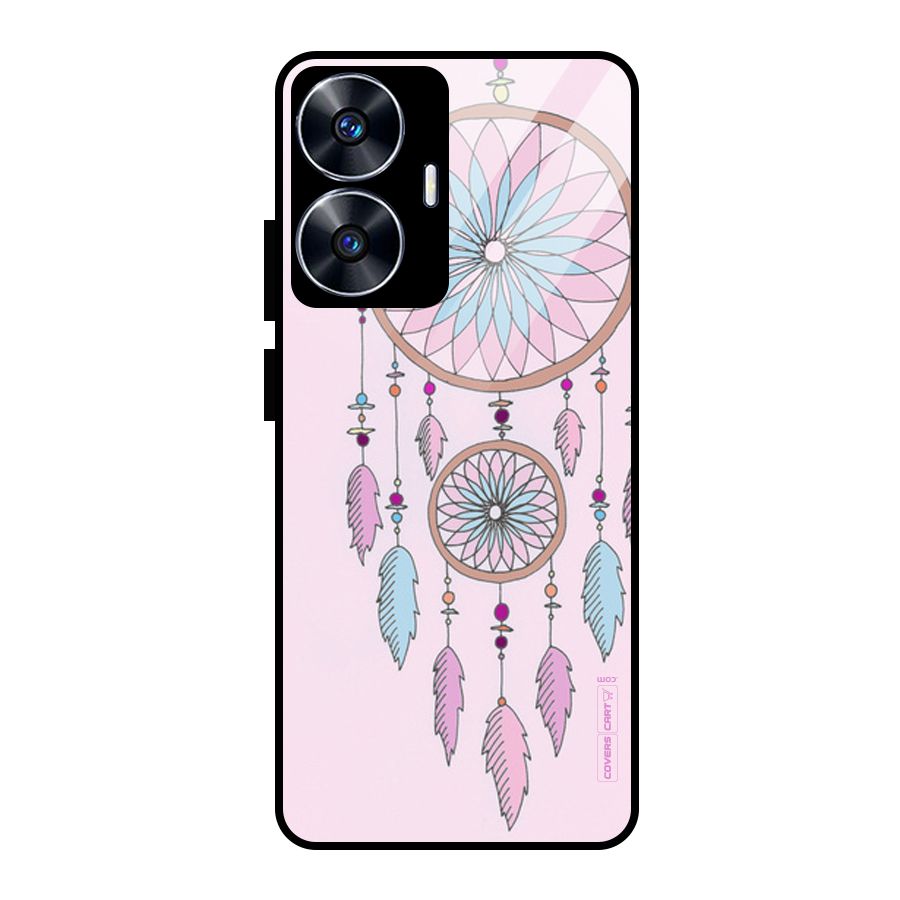 Pretty Dream Catcher Glass Back Case for realme C55