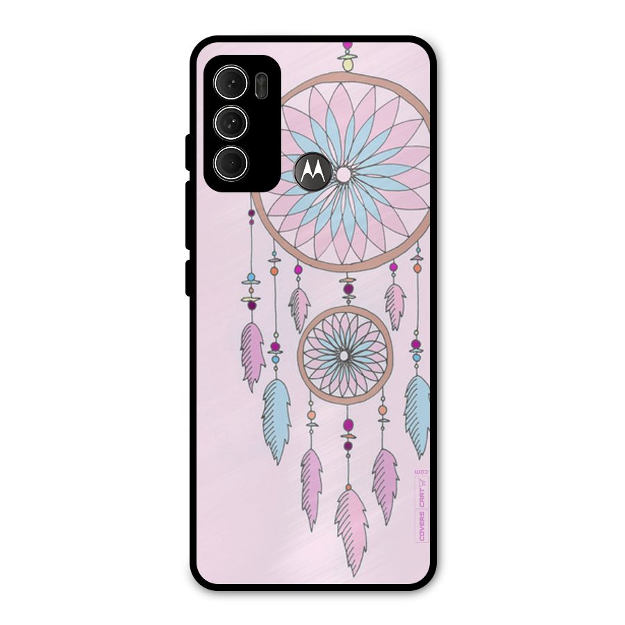 Pretty Dream Catcher Metal Back Case for Moto G60