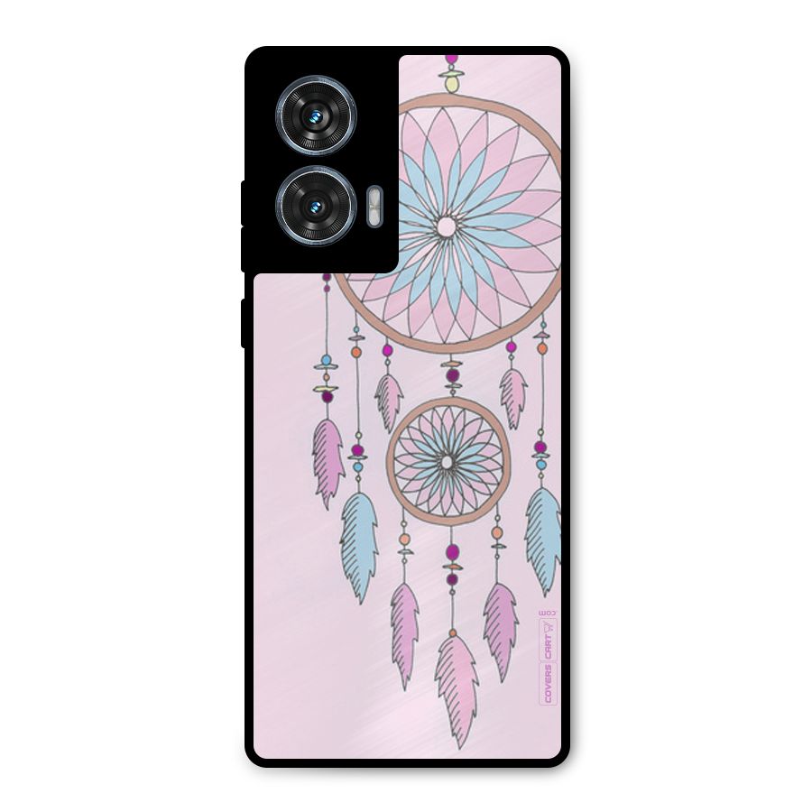 Pretty Dream Catcher Metal Back Case for Motorola Edge 50 Fusion