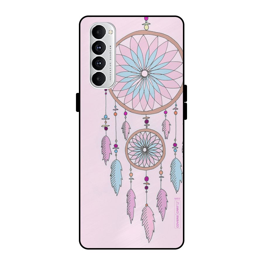 Pretty Dream Catcher Metal Back Case for Oppo Reno4 Pro