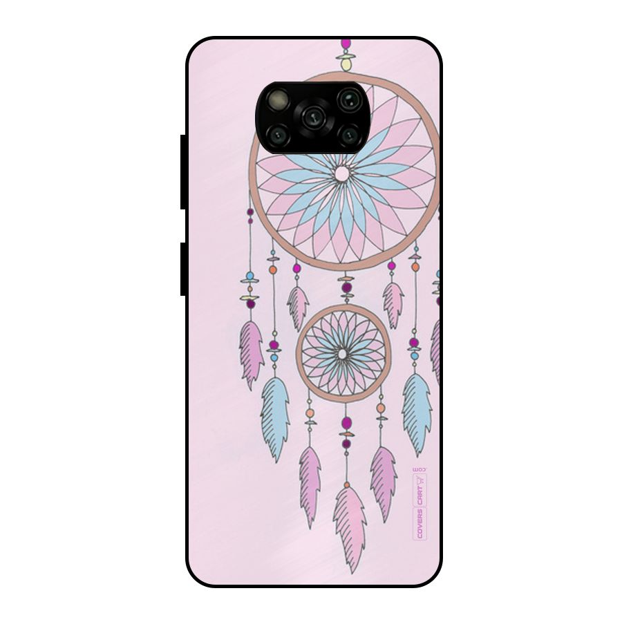 Pretty Dream Catcher Metal Back Case for Poco X3