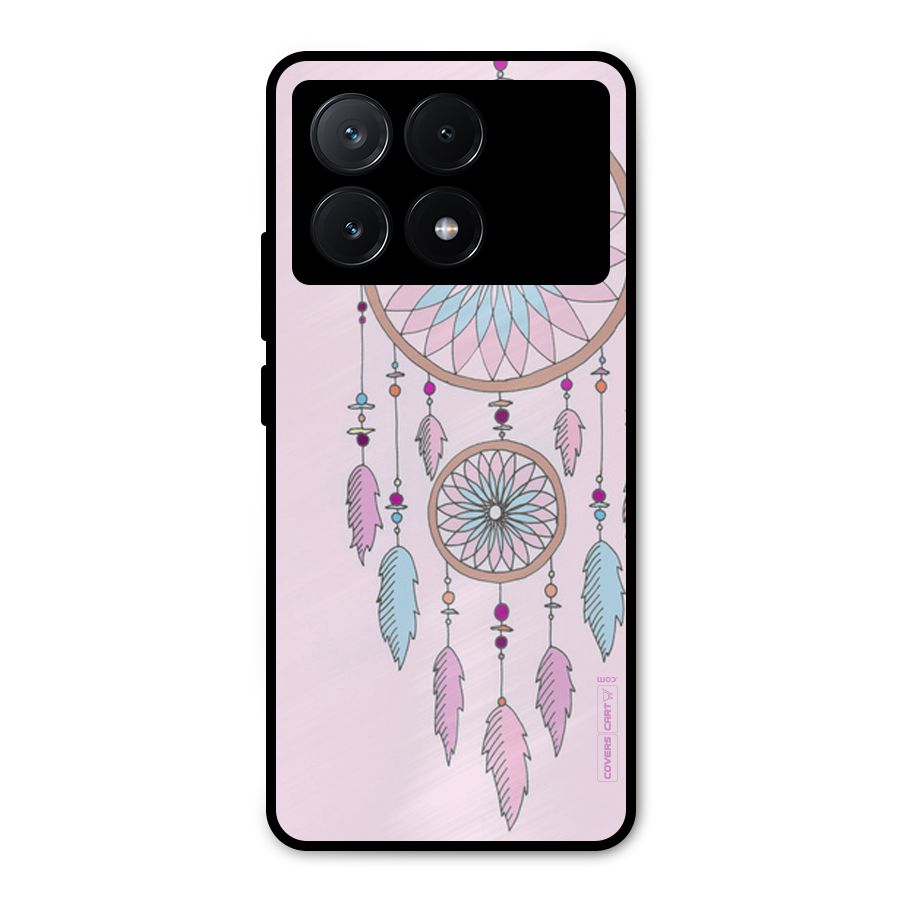 Pretty Dream Catcher Metal Back Case for Poco X6 Pro