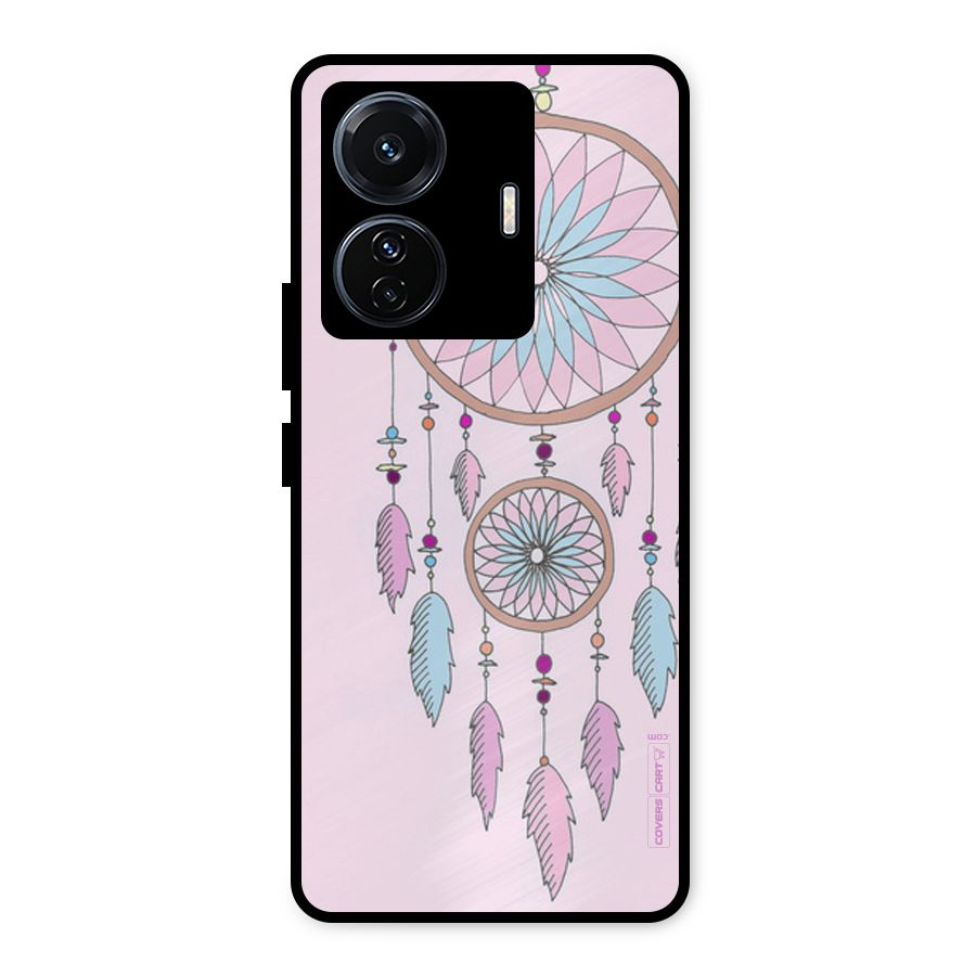 Pretty Dream Catcher Metal Back Case for Vivo T1 Pro