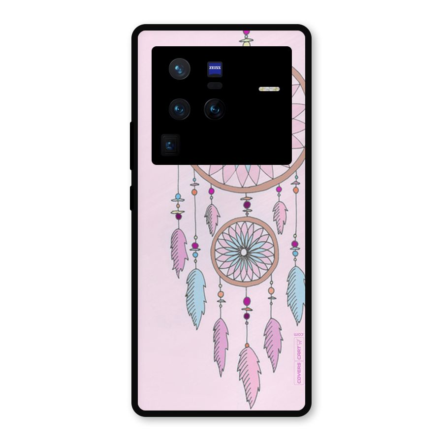 Pretty Dream Catcher Metal Back Case for Vivo X80 Pro