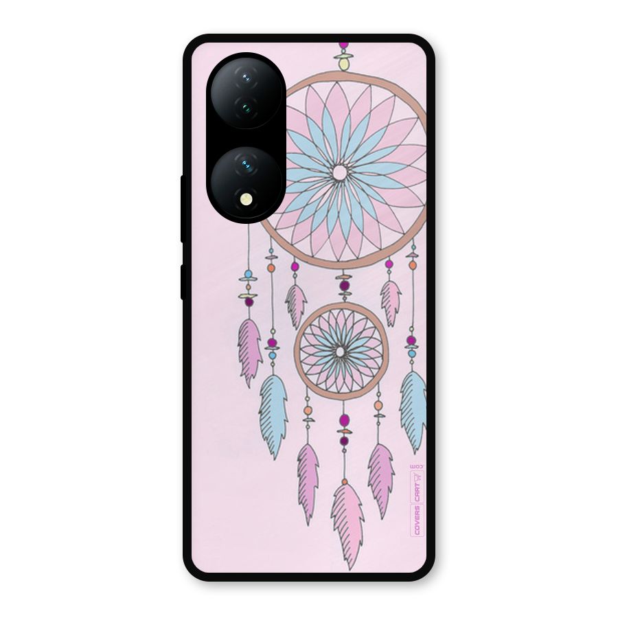 Pretty Dream Catcher Metal Back Case for Vivo Y100a