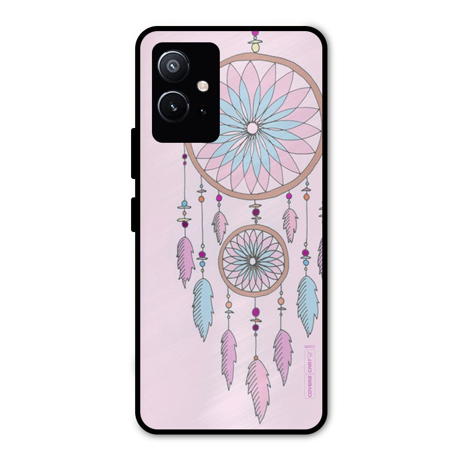 Pretty Dream Catcher Metal Back Case for Vivo Y75 5G