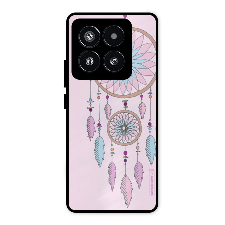 Pretty Dream Catcher Metal Back Case for Xiaomi 14 Pro