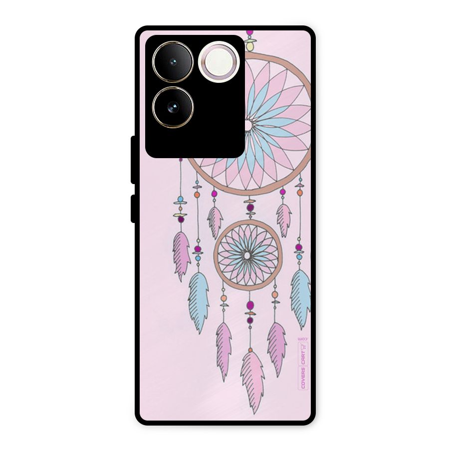 Pretty Dream Catcher Metal Back Case for iQOO Z7 Pro
