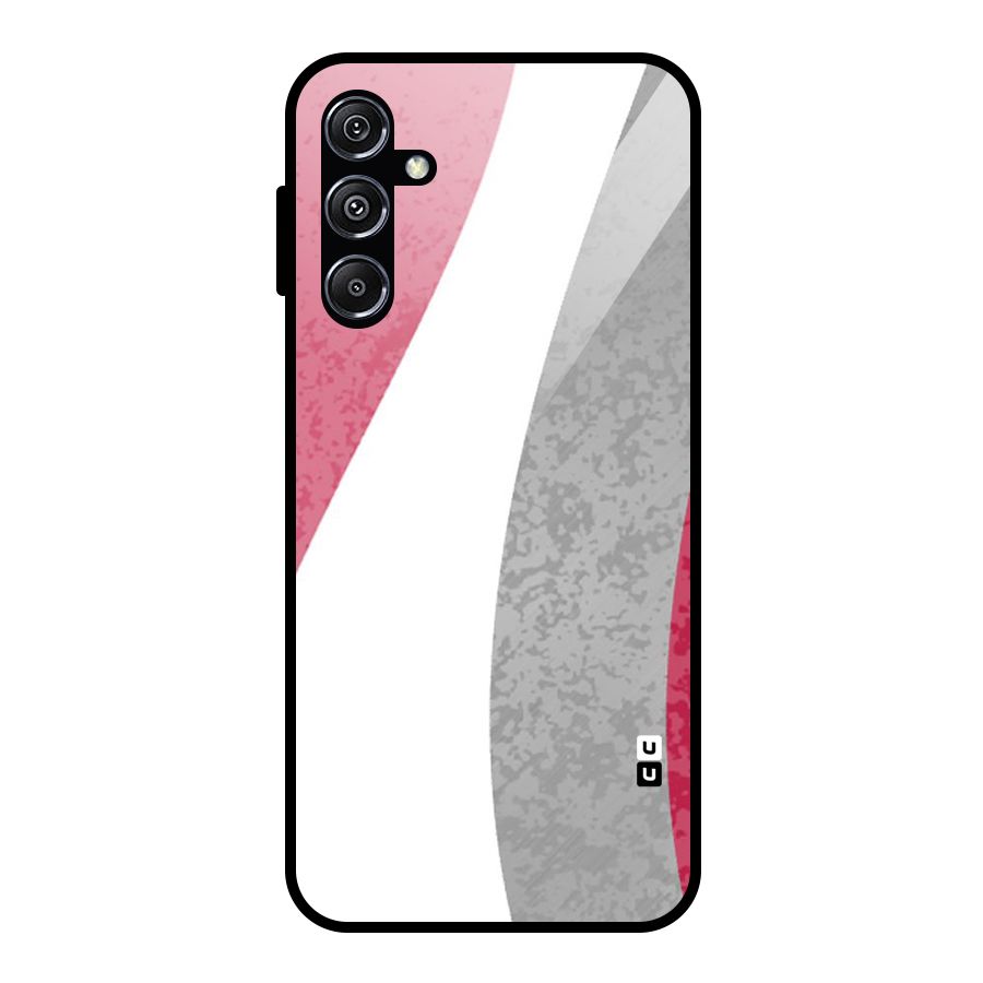 Pretty Flow Design Glass Back Case for Galaxy M34 5G