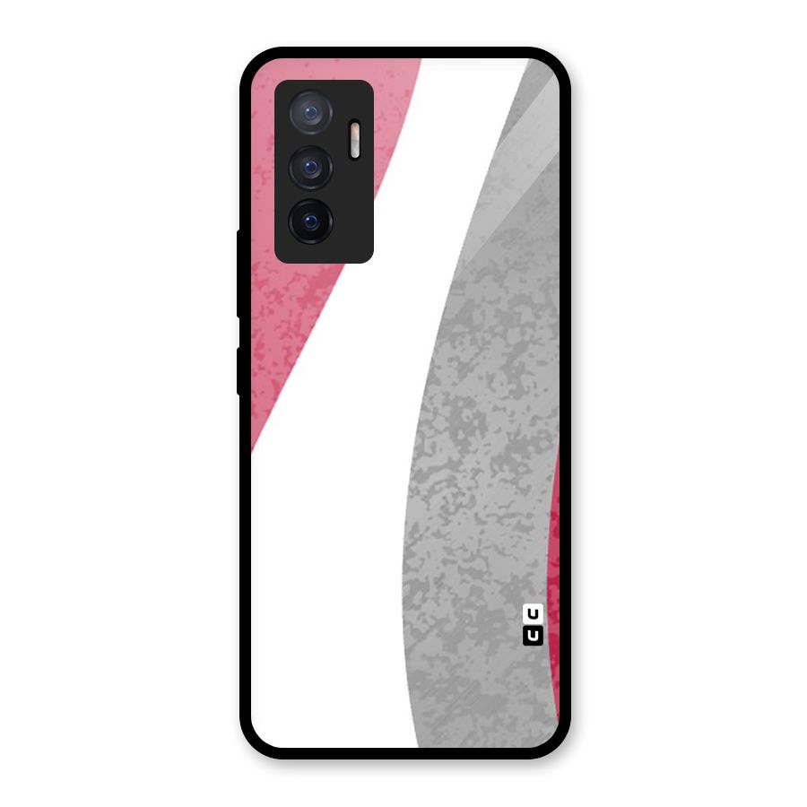 Pretty Flow Design Glass Back Case for Vivo V23e