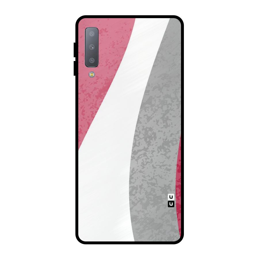 Pretty Flow Design Metal Back Case for Galaxy A7 (2018)