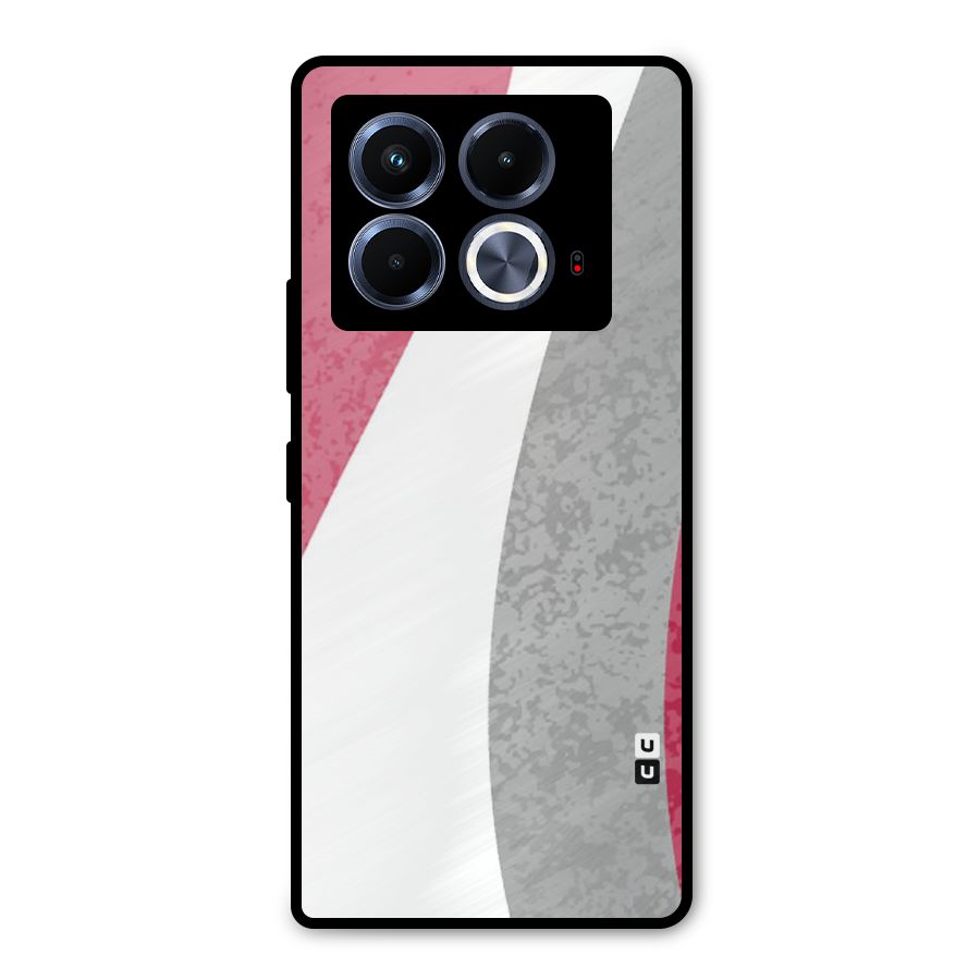 Pretty Flow Design Metal Back Case for Infinix Note 40 5G