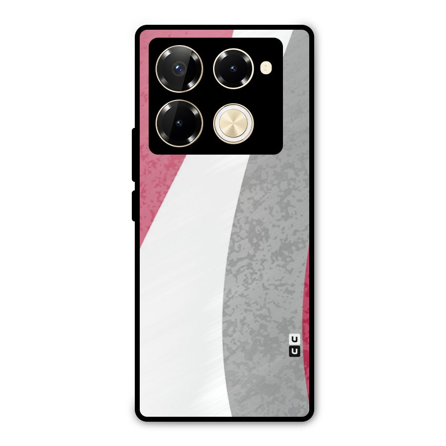 Pretty Flow Design Metal Back Case for Infinix Note 40 Pro