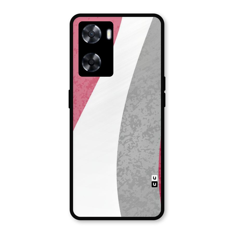 Pretty Flow Design Metal Back Case for Oppo A77s