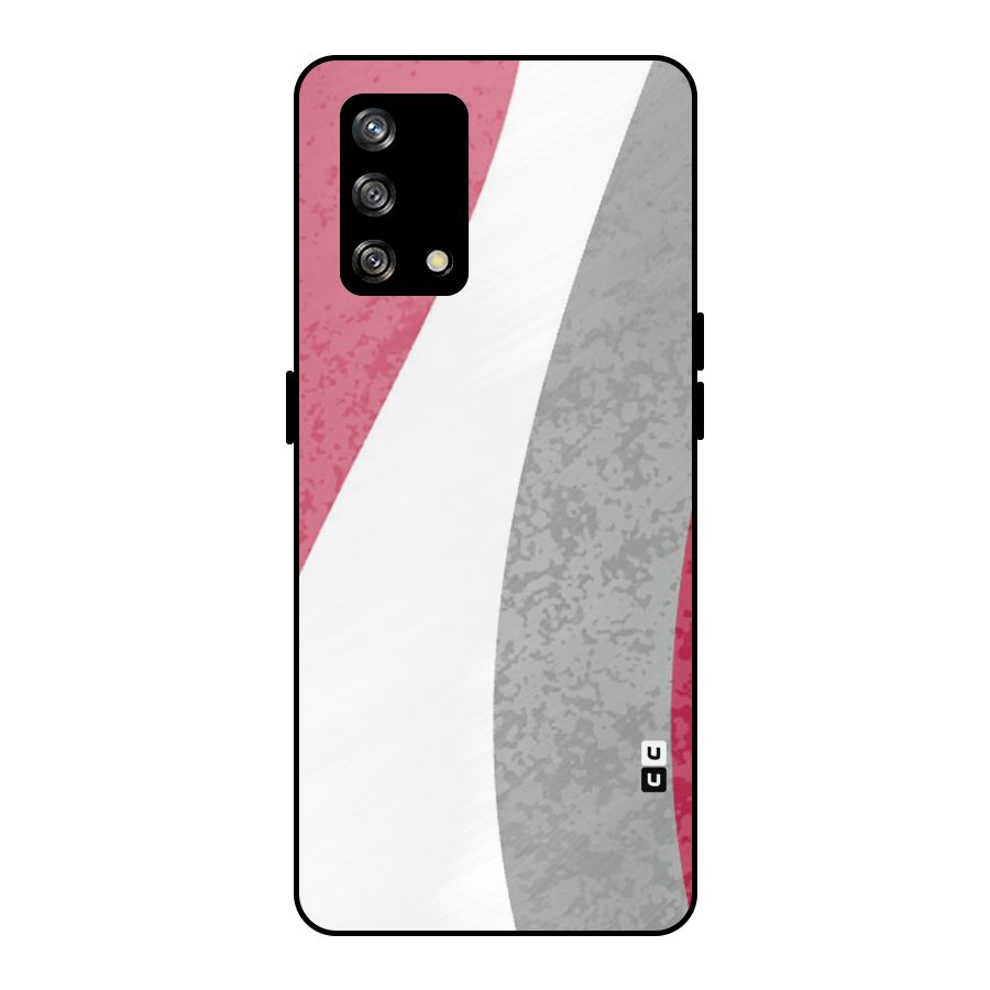 Pretty Flow Design Metal Back Case for Oppo F19