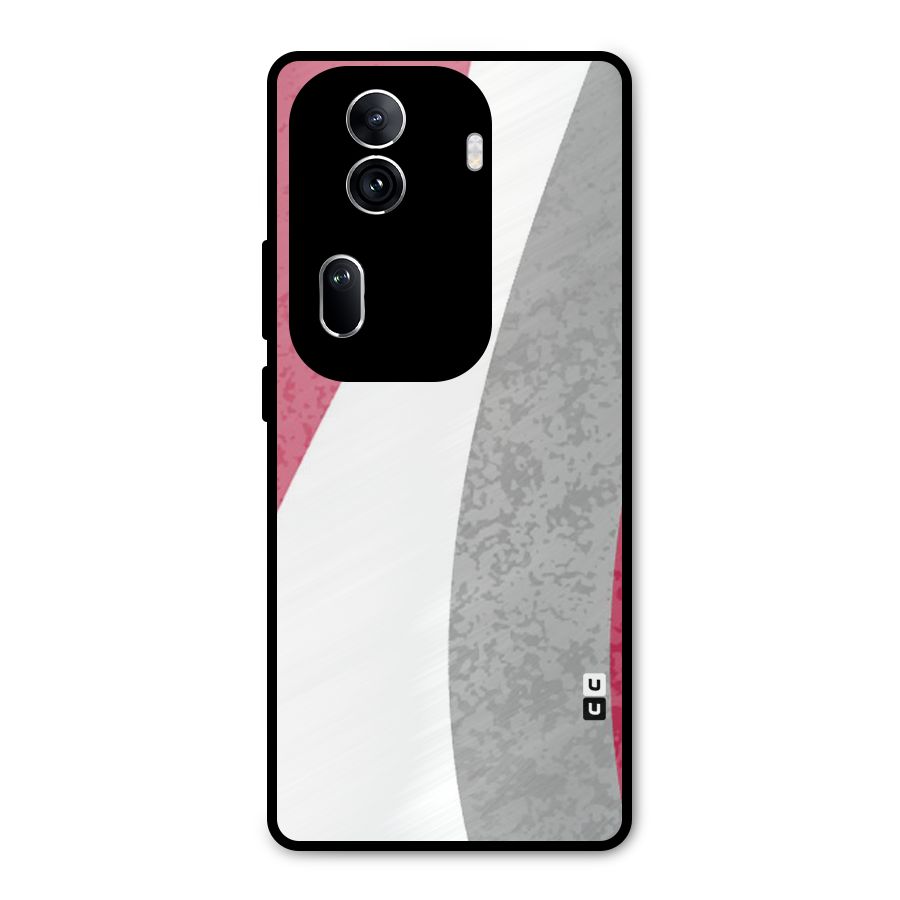 Pretty Flow Design Metal Back Case for Oppo Reno11 Pro 5G