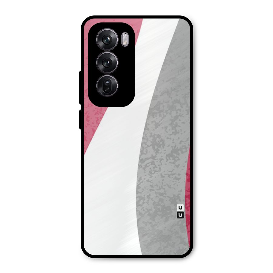 Pretty Flow Design Metal Back Case for Oppo Reno12 Pro