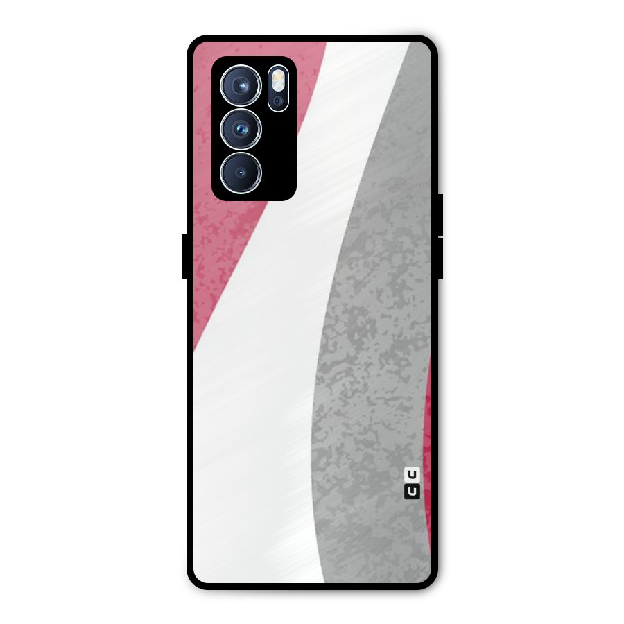 Pretty Flow Design Metal Back Case for Oppo Reno6 Pro 5G