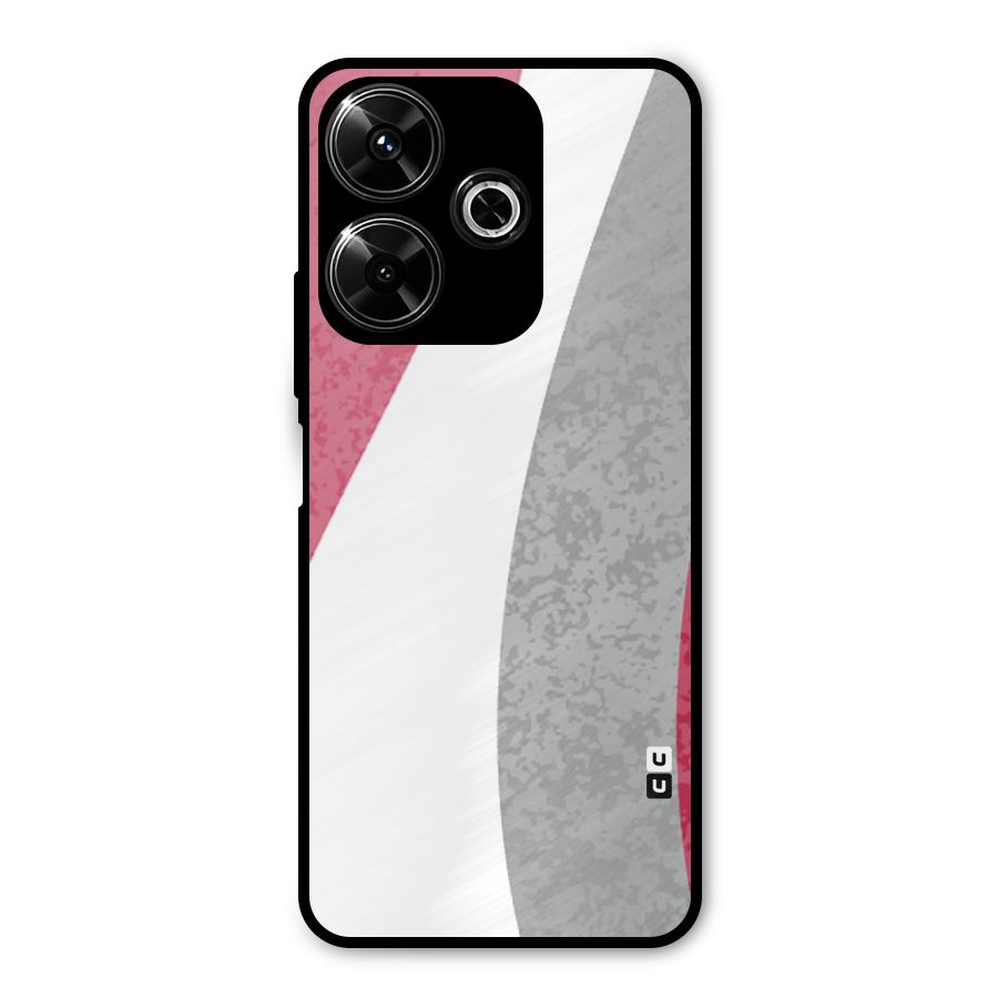 Pretty Flow Design Metal Back Case for Redmi 13 5G