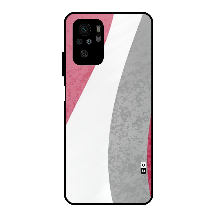 Pretty Flow Design Metal Back Case for Redmi Note 10S