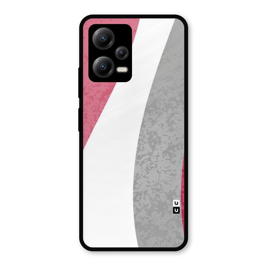 Pretty Flow Design Metal Back Case for Redmi Note 12 5G