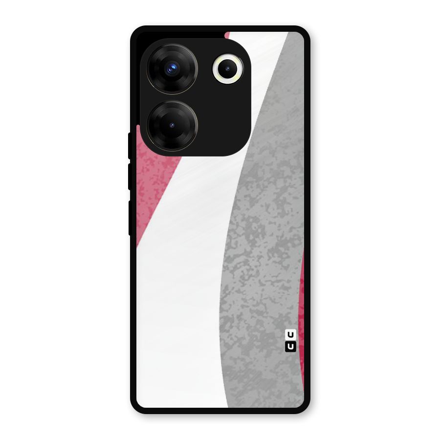 Pretty Flow Design Metal Back Case for Tecno Camon 20
