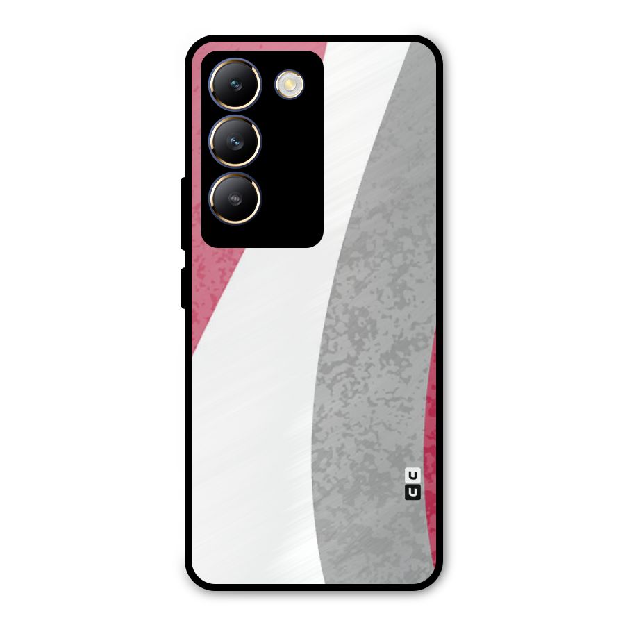 Pretty Flow Design Metal Back Case for Vivo T3 5G