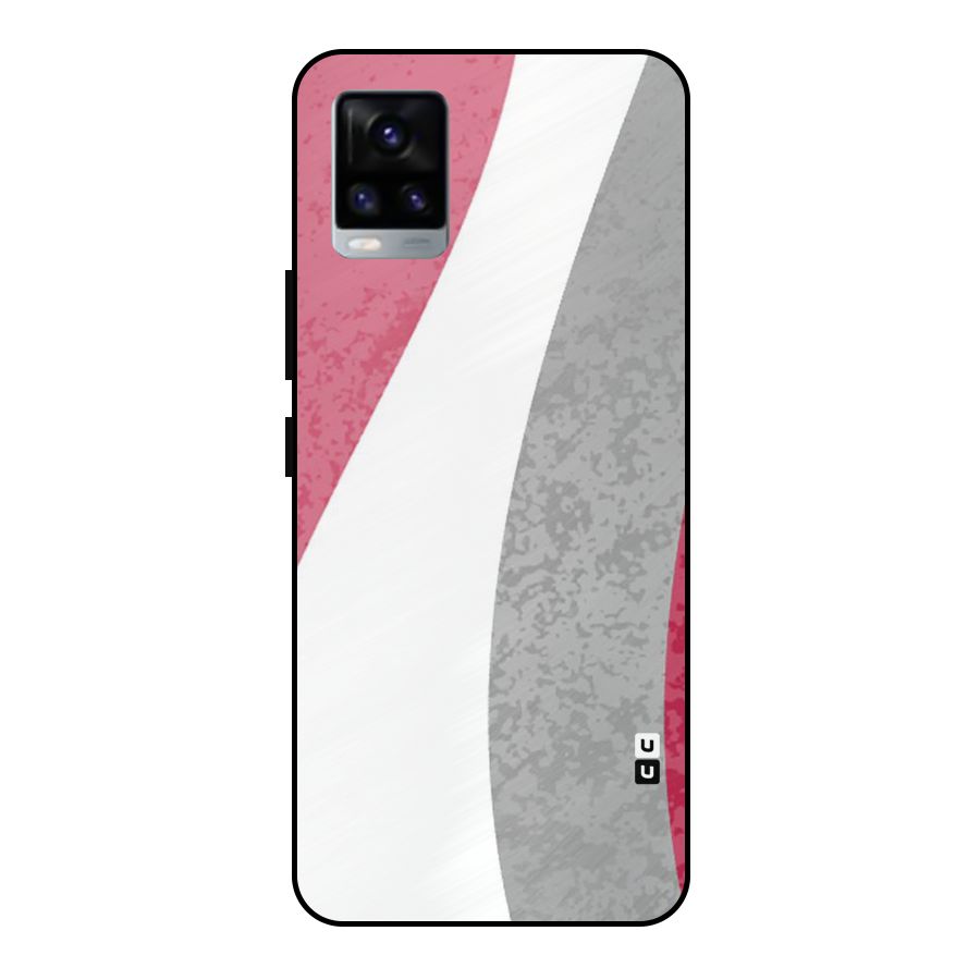 Pretty Flow Design Metal Back Case for Vivo V20 2021