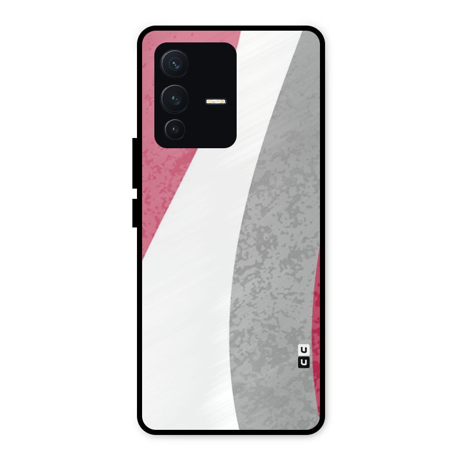 Pretty Flow Design Metal Back Case for Vivo V23 5G