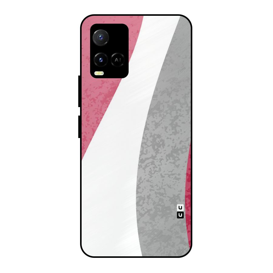 Pretty Flow Design Metal Back Case for Vivo Y21 2021