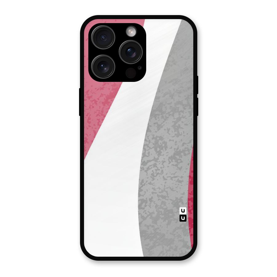 Pretty Flow Design Metal Back Case for iPhone 15 Pro Max