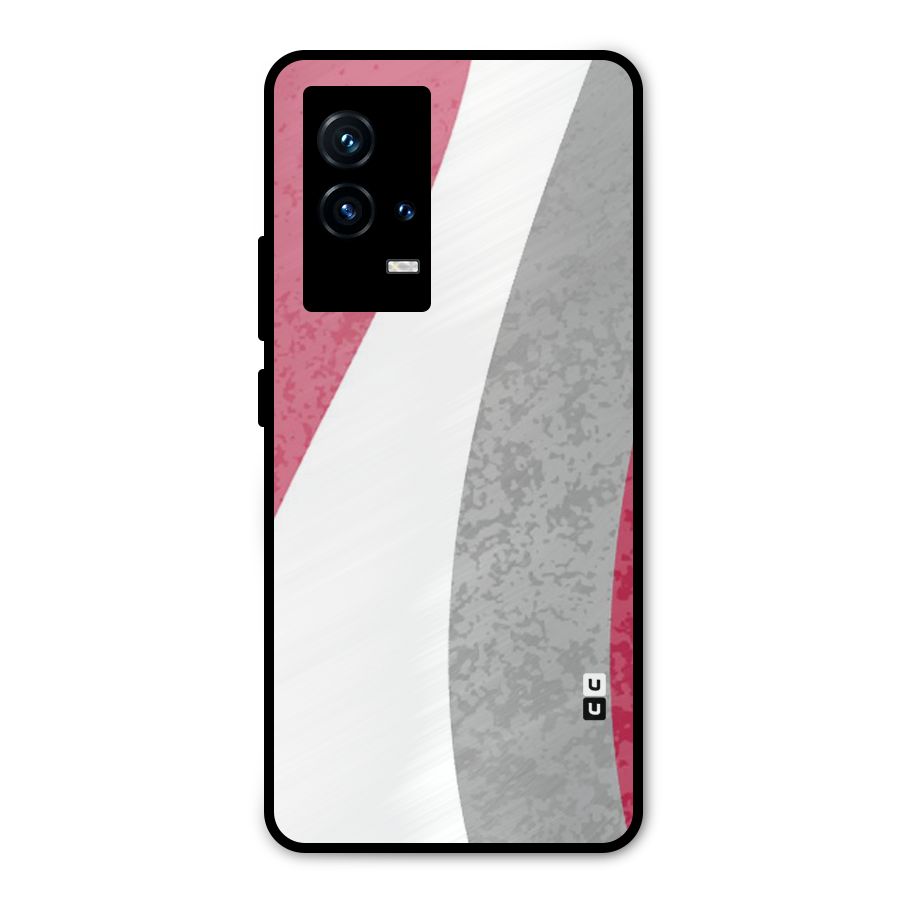 Pretty Flow Design Metal Back Case for iQOO 9 5G
