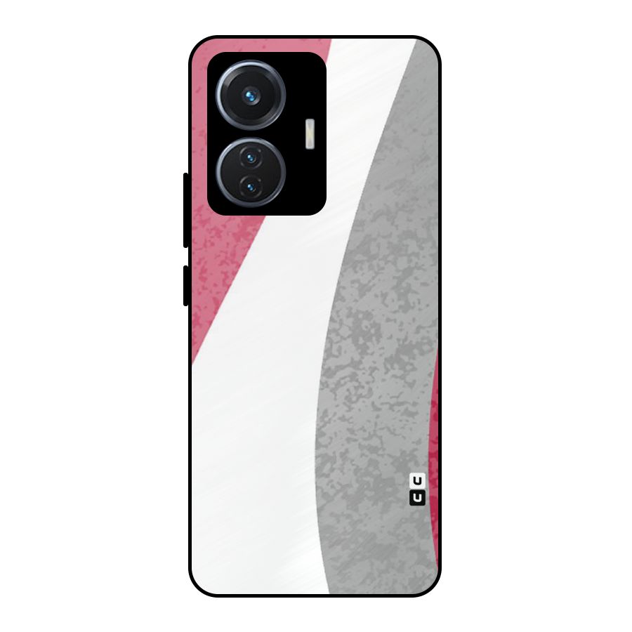 Pretty Flow Design Metal Back Case for iQOO Z6 44W