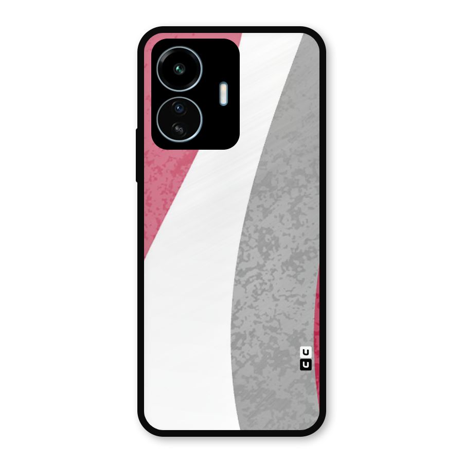 Pretty Flow Design Metal Back Case for vivo iQOO Z6 Lite 5G