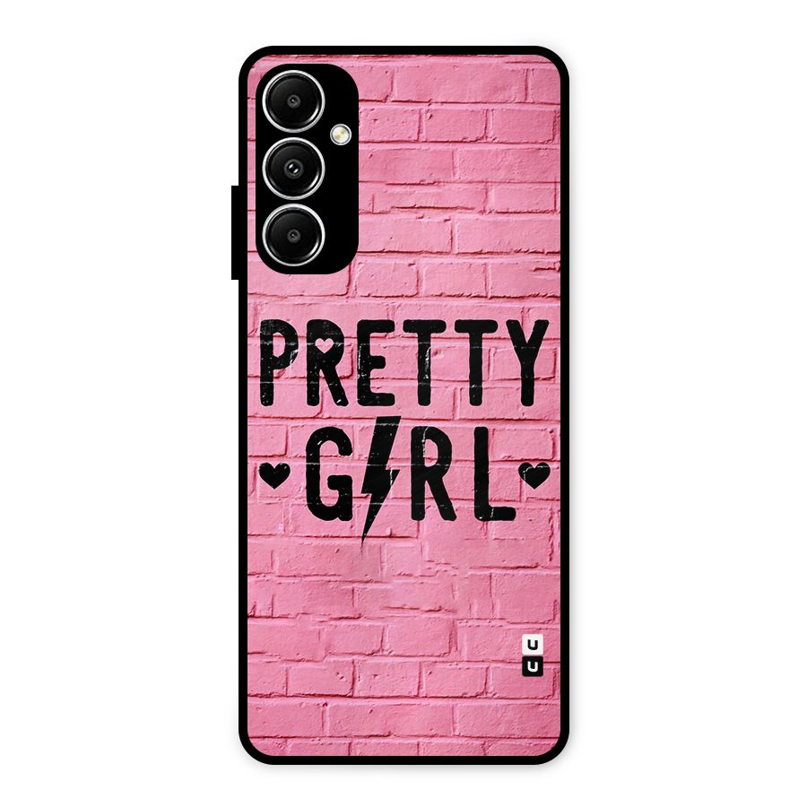 Pretty Girl Wall Metal Back Case for Galaxy A05s