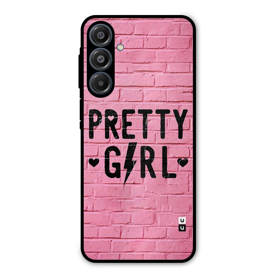 Pretty Girl Wall Metal Back Case for Galaxy A16 5G