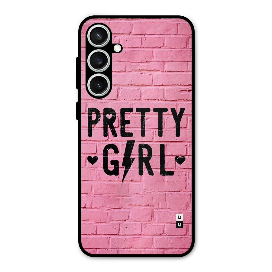 Pretty Girl Wall Metal Back Case for Galaxy S23 FE
