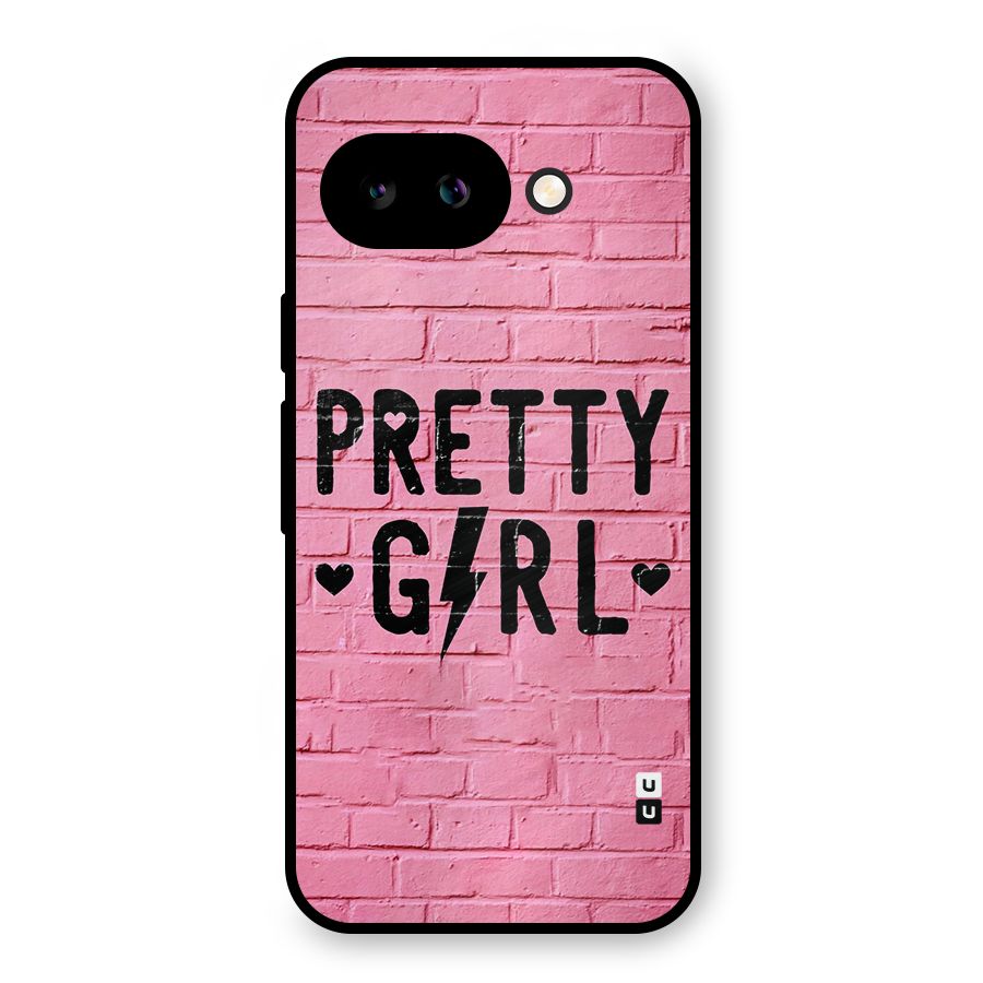 Pretty Girl Wall Metal Back Case for Google Pixel 9a