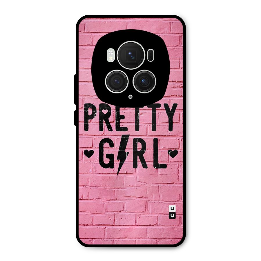 Pretty Girl Wall Metal Back Case for Honor Magic6 Pro