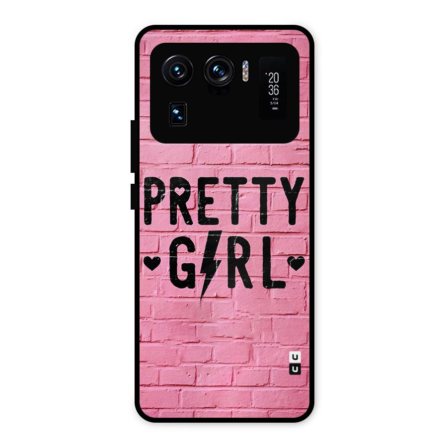 Pretty Girl Wall Metal Back Case for Mi 11 Ultra