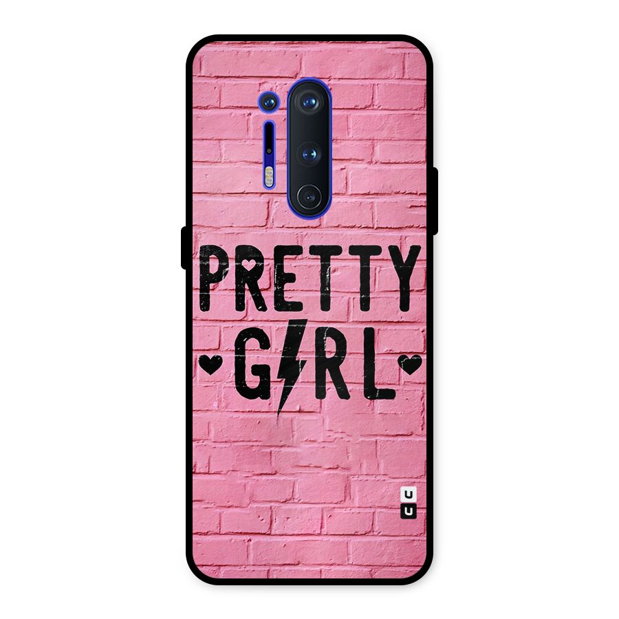 Pretty Girl Wall Metal Back Case for OnePlus 8 Pro