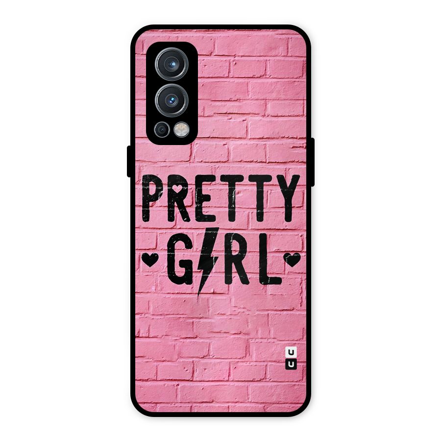Pretty Girl Wall Metal Back Case for OnePlus Nord 2 5G