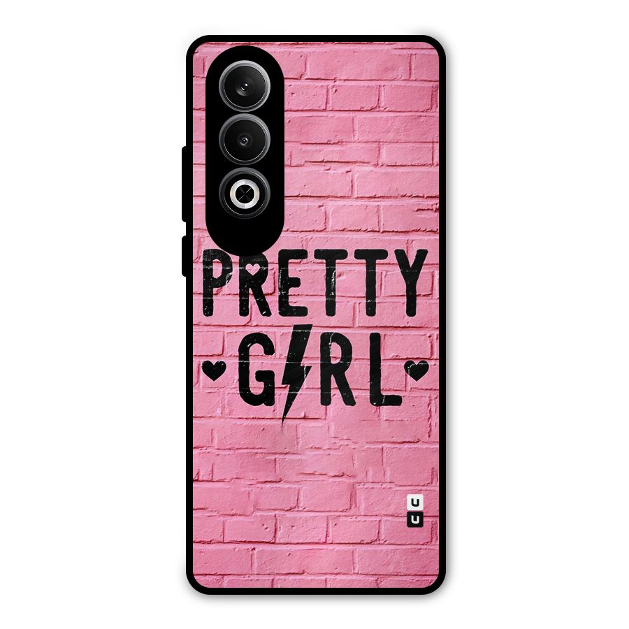 Pretty Girl Wall Metal Back Case for OnePlus Nord CE4