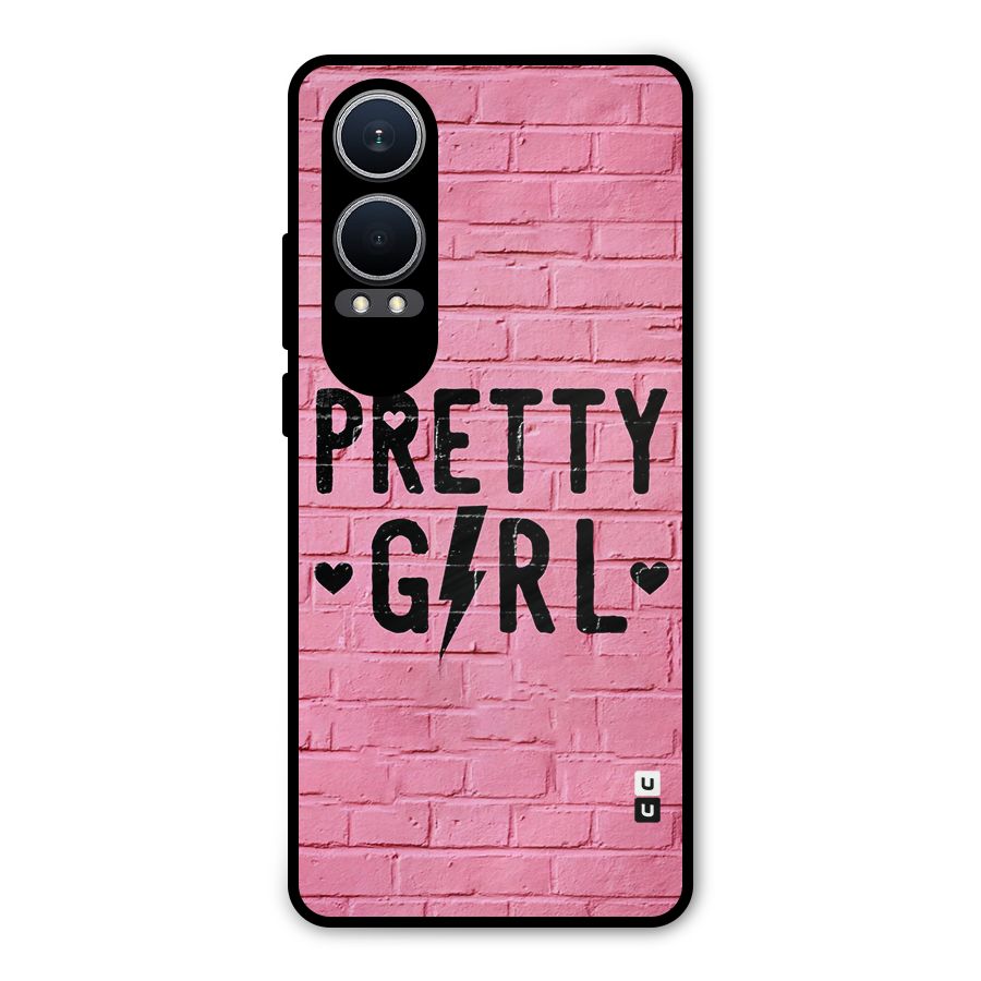 Pretty Girl Wall Metal Back Case for OnePlus Nord CE4 Lite