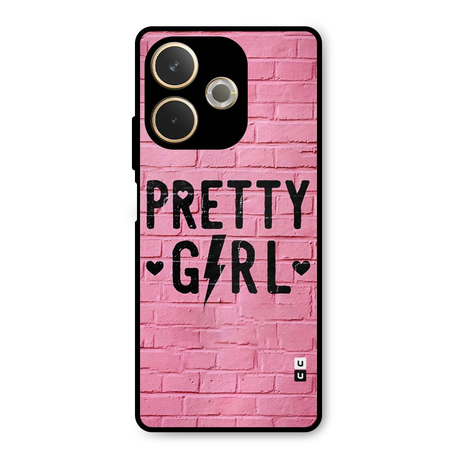 Pretty Girl Wall Metal Back Case for Oppo A5 Pro
