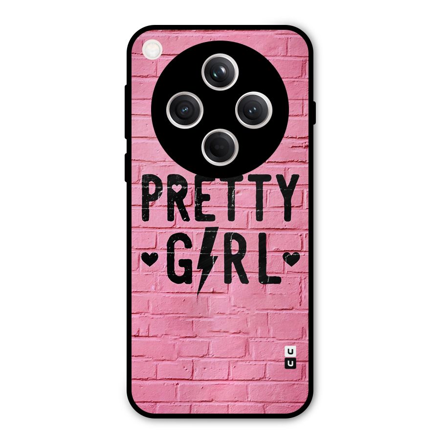 Pretty Girl Wall Metal Back Case for Oppo Find X8