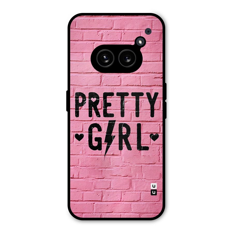 Pretty Girl Wall Metal Back Case for Nothing Phone 2a