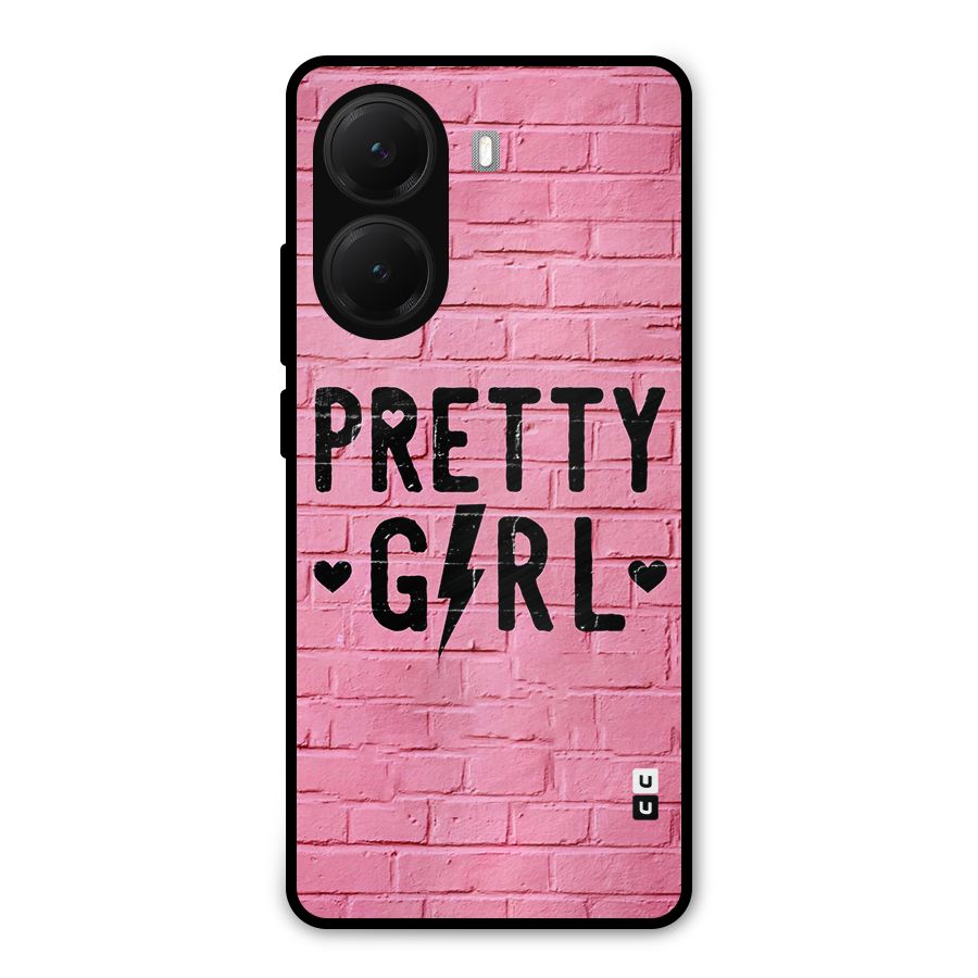 Pretty Girl Wall Metal Back Case for Poco X7 Pro