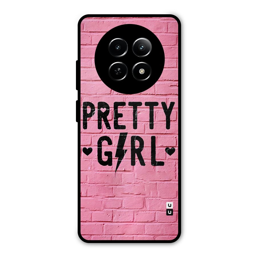 Pretty Girl Wall Metal Back Case for Realme 13