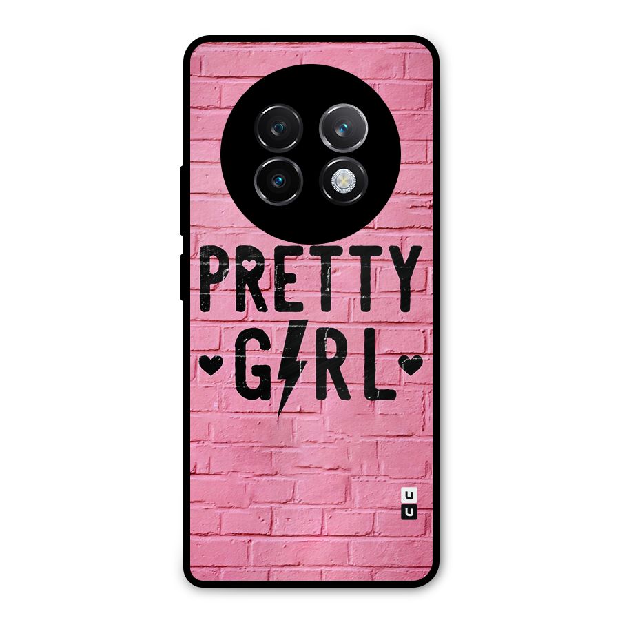 Pretty Girl Wall Metal Back Case for Realme 13 Plus